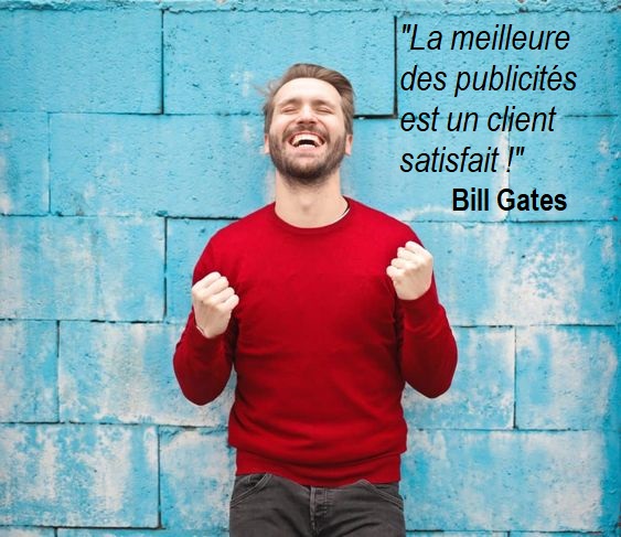 Client Satisfait Citation Bill Gates Vapodil